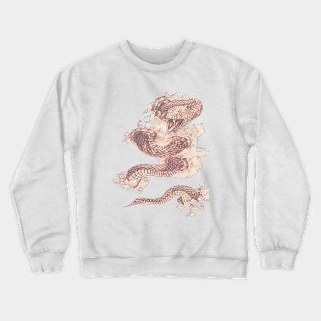 Angry Snake Crewneck Sweatshirt by usastore